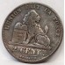 BELGIUM 1876 . TWO 2 CENTS COIN